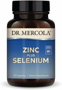 Dr. Mercola Zink Plus Selenium - Mineral Blend Supplement - til immunforsvar, hjerne og åndedrætsværn - Indeholder zink Glycinate Chelate & Kobber - GMO- Free & Gluten- Free - 30 kapsler (30 Servere)