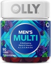 OLLY Laser Focus Gummy, Ginseng, Alpha GPC, B Vitaminer, 36 Greve & Mænds Multivitamin Gummy, Vitaminer A C D E B, Zink, 90 Greve