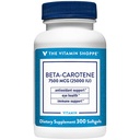 Den Vitamin Shoppe Beta- Caroten 2.500IE (Vitamin A), Antioxidant Support til Vision & immunforsvar (300 Softgels)