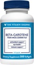 Den Vitamin Shoppe Beta- Caroten 2.500IE (Vitamin A), Antioxidant Support til Vision & immunforsvar (300 Softgels)