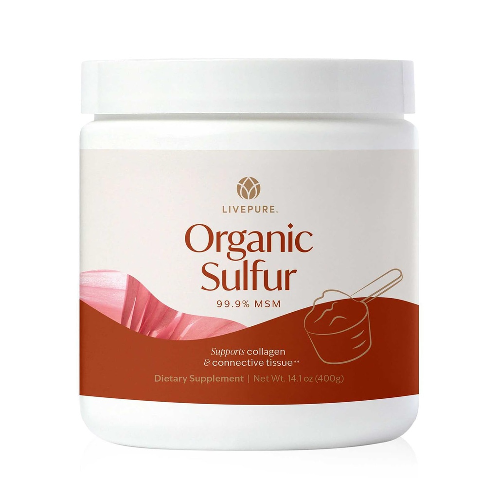 PURE Organisk svovl pulver • 124; 14,1 oz • 124; Premium MSM supplement til fælles støtte, hudpleje & hårvækst • 124; 99.9% MSM • 124; Vegansk fælles støtte supplement & hår supplement, MSM pulver