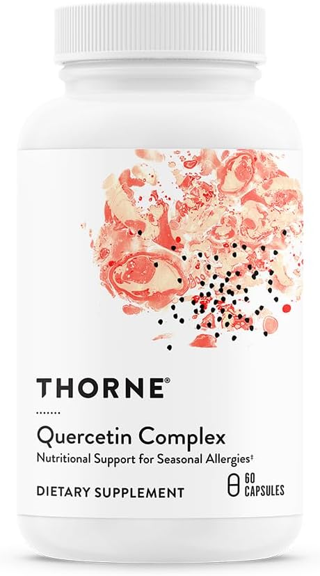THORNE - Quercetin Complex (Formerly Quercenase) - Nutritional Support for Seasonal Allergies* - 60 Capsules - 60 Servings