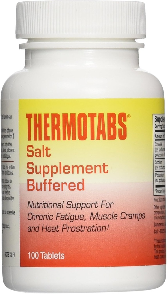 THERMOTABS Salttilskud, 100 tabletter (pakke med 3)