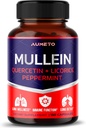 Mullein supplement - Forbedret formel med Quercetin, Lakrids til Lung Detox, Luftveje og Immunsystemet Support (150 greve (pakke med 1))