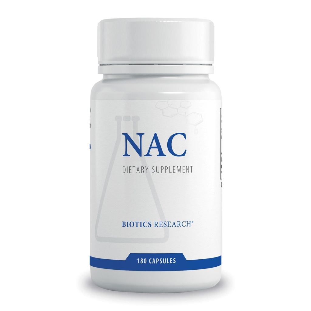 Bioetik Forskning NAC N Acetyl L Cysteine, 500 Milligram, Glutathione produktion, afgiftning Support, Muscle Recovery, Sunde lunger. 180 Caps