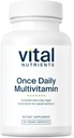 Vital Nutrients Once Daily Multivitamin MSD 124; Vegan Multi for Kvinder & Mænd MSD 124; Allergenfri MSD 124; 19 Essentielle Vitamin + Antioxidanter for Øje og hjerte Health MSD 124; Gluten, Dairy & Soy- Free MSD 124; 60 Kapsler