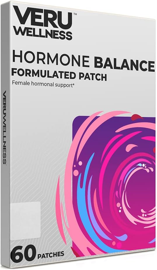 Veru Wellness Hormone Balance Myo Inositol & D- Chiro Inositol Patch - Ovarier, Mensural & Mood Support for Women (60 Patch)