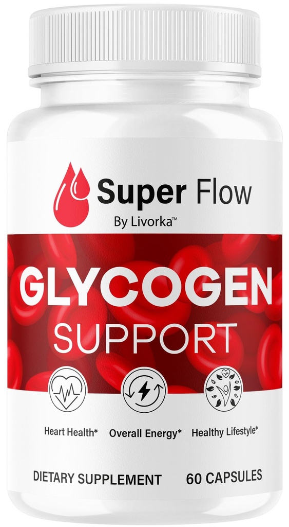Super Flow Glycogen - SuperFlow Glycogen Support Kapsler, Super Flow, Glycogen Support Super Flow, Officiel SupperFlow Glycogen Support, Super Flow Glycogen Optimizer, 30 Kapsler til 1 måned