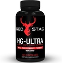 Red Stag Testosteron Booster Horny Geat Weed Complex med Maca Root Powder, Tribulus Terrestris, Saw Palmetto & Tongkat Ali Powder Male Enhancement - 60 kapsler