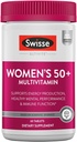 Swisse Daily Multivitamin til kvinder 50 og derover 124; 41 Vitamin, Antioxidanter og mineraler + Adaptogens