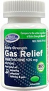 Gas Relief Extra Strength, 125mg Simeticone (365 Softgel), Fast Relief from Gas, Bloating, Fullness, Smertefuld ubehag, Sammenlign med gas-X Extra Strength Active Ingredient