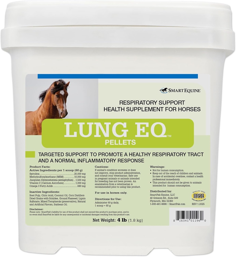 SmartEquine Lung EQ Pellets til respiratorisk støtte