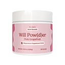 Will Powder Kosttilskud Pulveret Botanisk drik Magnesium Kalium og Herbal Blend Pink Grapefrugt Flavor Stress Support Muskelafslapning Ingen Tilføjet Sugars Vegetar 30 Servering