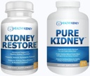 Nyregendannelse & Pure Nyre 2- Pack Bundle til Nyrerensning & støtte proteinniveauer med et lavt protein Nyrekost