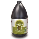 Nutiva Organic, Cold- presset, Uraffineret Hamp Seed Oil fra non-GMO, Bæredygtigt Opvarmet Canadisk Hamp, 1 Gallon 128 Fl Oz
