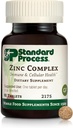 Standard Process Zink Complex - Enzyme Function Support to Aid Normal Testes Funktion - Understøtter immunforsvar & Cellular Energy - Gluten- Free, Non- Dairy & Non- Soy - 90 tabletter (90 Servere)
