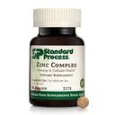 Standard Process Zink Complex - Enzyme Function Support to Aid Normal Testes Funktion - Understøtter immunforsvar & Cellular Energy - Gluten- Free, Non- Dairy & Non- Soy - 90 tabletter (90 Servere)