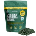 On Target Living Organic Spirulina Chlorella; Supergreens • 124; USDA Organic • 124; 1000 tabletter - 250 G (8,8 oz) • 124; Vegan • 124; immunforsvar • 124; Alkaliserende • 124; Næringsstof Dense • 124; Protein Dense