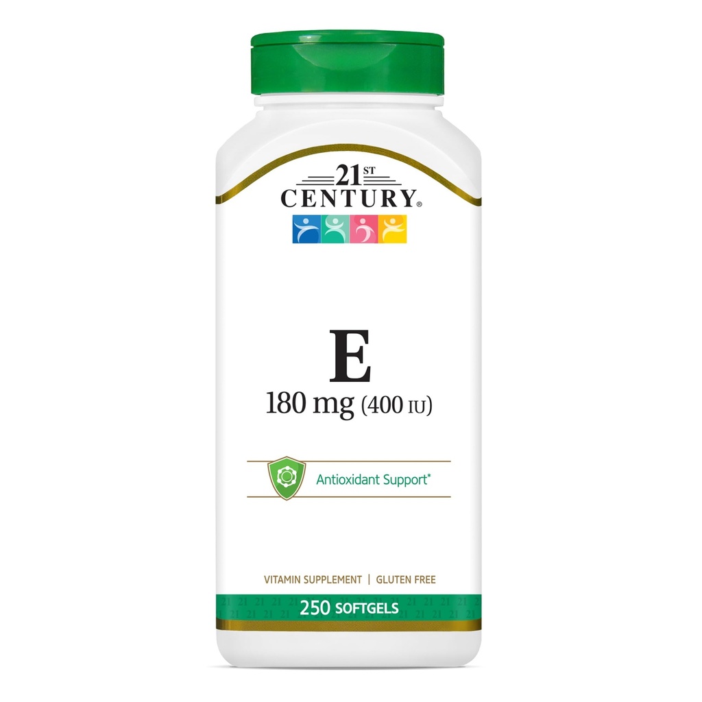 21. århundrede E 400 I.U. (Dl-Alpha) Softgels, 250-greve