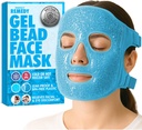 Perfect Remedy Face Ice Pack, Genanvendelig Hot & Cold Ice Face Mask, Gel Compress for at hjælpe med Puffy Eyes og hjælpe i forhold til hævelse, Ansigtspleje Spa Cooling Mask til kvinder og mænd (blå)