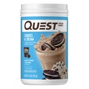 Quest Nutrition Cookies & Cream Protein Powder, 20g Protein, 1g Sugar, Low Carb, Gluten Free, 1.6 Pund, 24 Servere