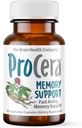 Procera Memory Support - Baseret på 60 + Ingrediente undersøgelser - Boost Mental Performance - Klarhed - Mood Stabilitet - Stress - Mental Træthed - Adaptogens - Ginseng - Ginkgo Biloba - 30 Count