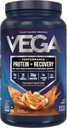 Vega Sport Vegan Protein Powder + Inddrivelse - 30g Plant Based Protein per Serving, Peanut Butter, 19 Servering, 5g BCAA, Probiotika, NSF Certified, For Shakes & Smoothies, 1.8lbs (Packaging May Vary)