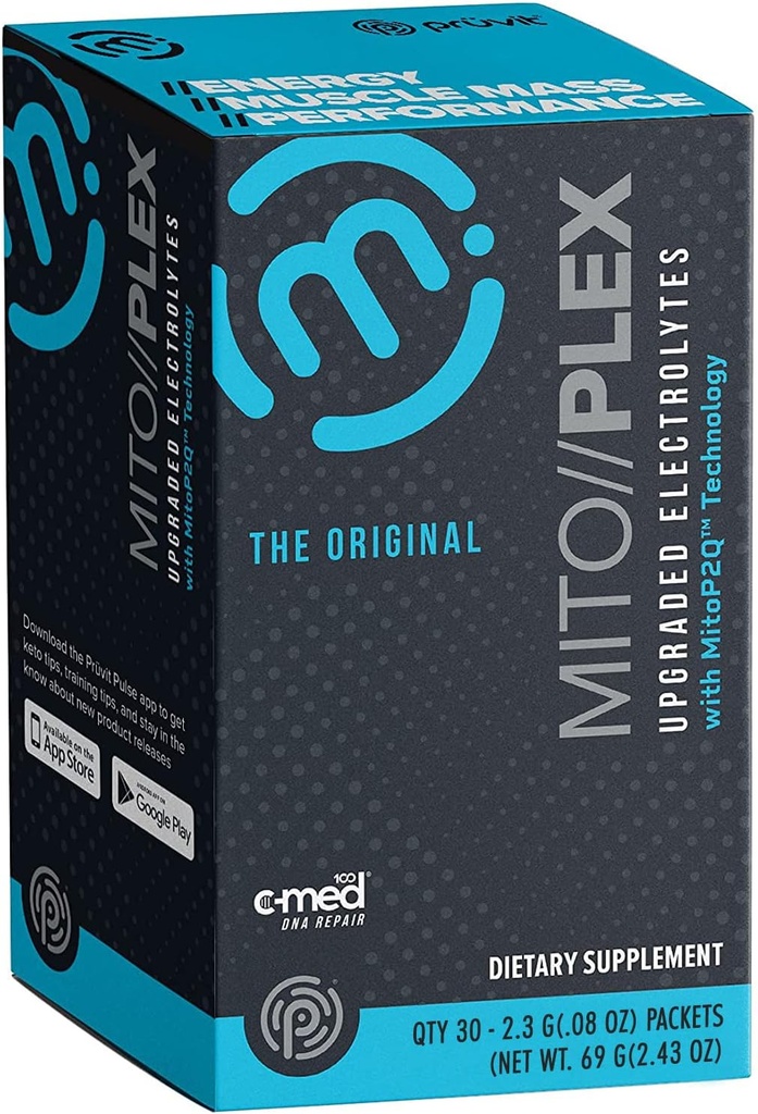 Pruvit MITO / / PLEX ® Opgraderede elektrolytter med MitoP2Q teknologi - MITO / / PLEX ® Supplement med Pure Therapeutic Ketoner til Bones Growth, Energy Boost, og immunsystem