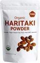 Iyasa Holtics Organic Haritaki Powder, Harde, Harad, Terminalia chebula, Kadakapudi, Ayurveda urt til fordampning, Gas Relief, sund tarm funktion, superfood, Resealable Pouch af 4 oz