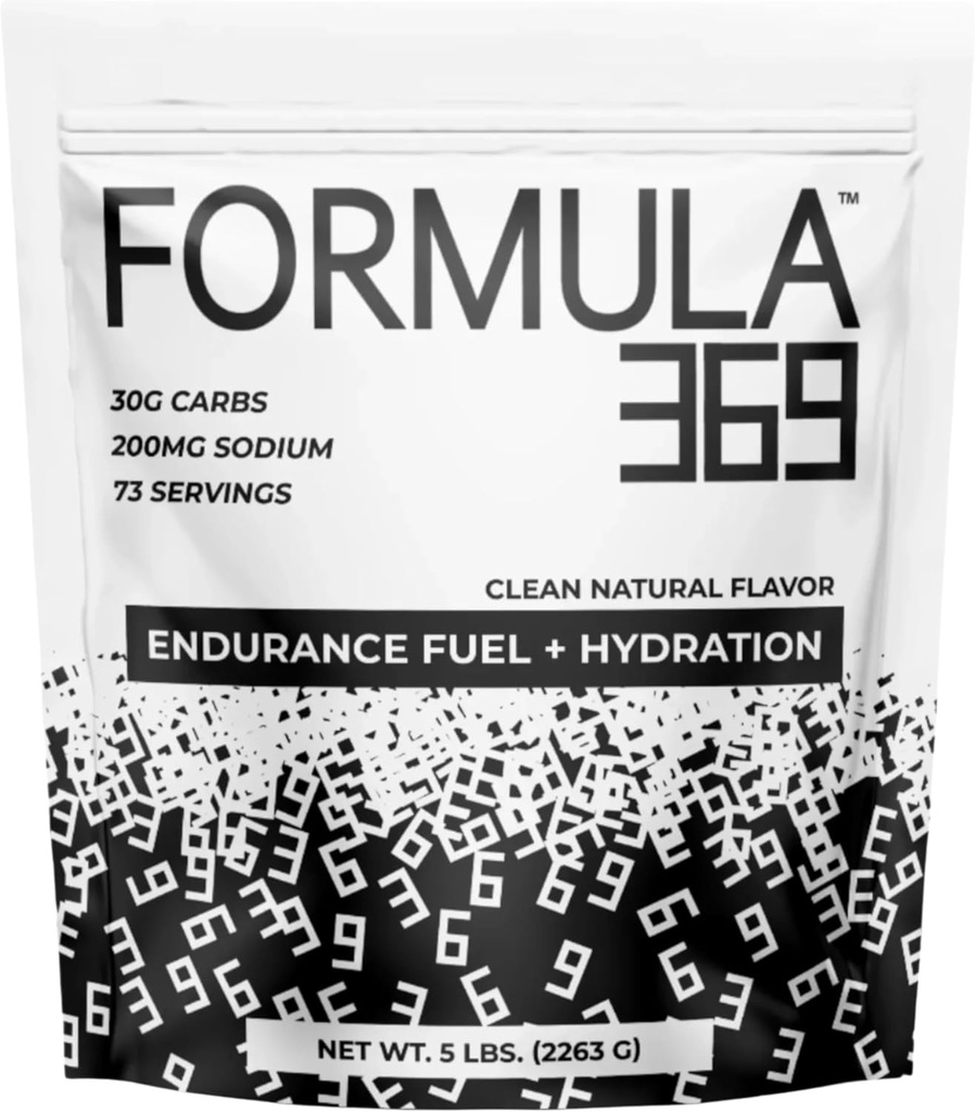 Formel 369 Endurance & Energy Drink Mix - 30g Carbs + Elektrolyte Note 124; Dual Carb Powder for Atletes