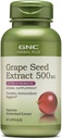 GNC Herbal Plus Grape Seed Extract 500mg Supplement, Extra Strength, Vegetarian, 60 Servings