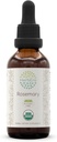 HerbEra Rosemary B60 USDA Organic Tincture against 124; Alcohol- Free Extract, High- Potency Herbal Drops against 124; Certified Organic Rosemary (Rosmarinus Officinalis) Tørret Leaf (2 oz)
