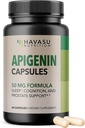 Apigenin kapsler 50mg - 60 Greve, Vegan, Non- GMO, Sleep & Kognitive Support - Kamille Flavonoid for afslapning, Prostata sundhed, Melatonin- fri, Liposomal Formel for forbedret absorption