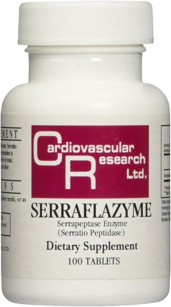 Kardiovaskulær forskning Serraflazyme Tablets, 100 Count