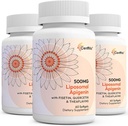 Liposomal apigenin 500 mg Softgels - Optimal Apigenin tillæg med fistein, Quercetin og Theaflavins - 6 måneders forsyning