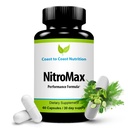 NitroMax Performance Formel - L- Arginin Nitrooxid Supplement Plus Citrullin, AKG, Beta Alanine - Byg Muskel, Vaskularitet, Energi, Circulation - Workout Harder - 60 L- Arginin Kapsler