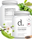 Vanilla Protein Powder - 454g Plant- baseret protein med 21g Vegan Protein per Scoop - 15 Serveringer af lavt sukker Protein Powder til kvinder og mænd