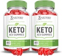 Justified Laboratories (2 Pack Slimlife Evolution Keto ACV Gummies Slim Life1000MG Æblecider vinylacetat Formuleret Pomegranat Beet Juice Powder B12 Vegan 120 Gummies