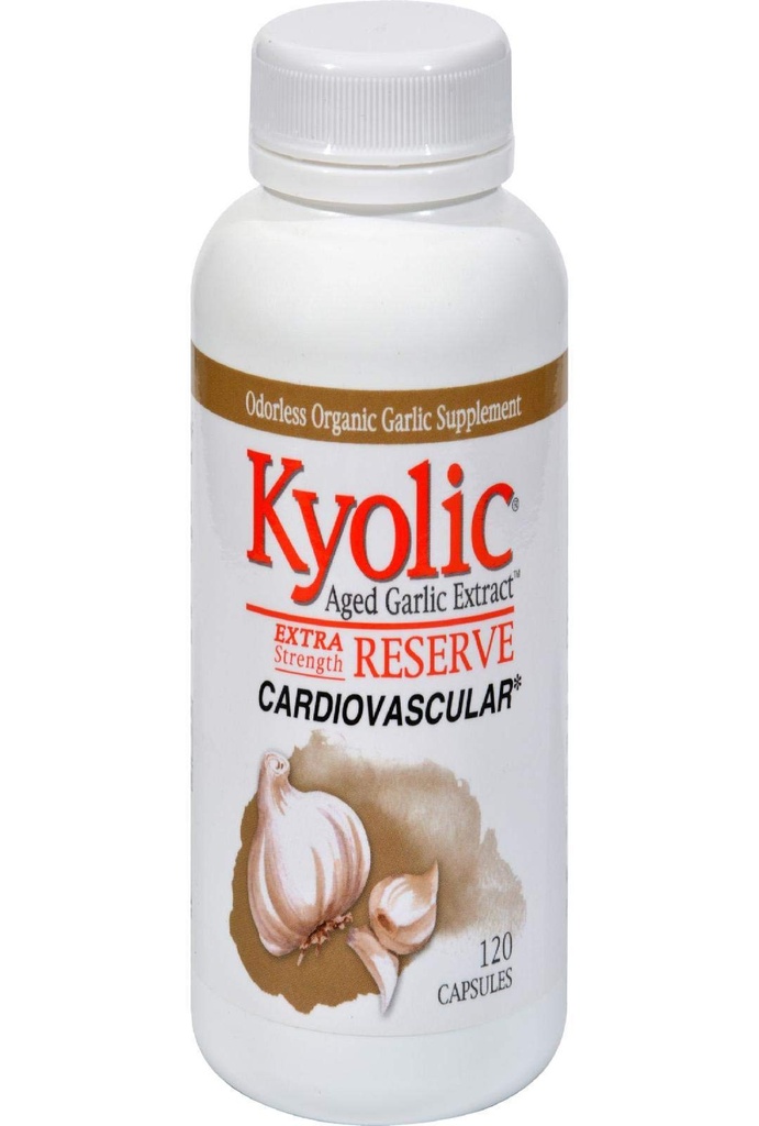 Kyolsk Reserve Lagret hvidløg Extract 600 Milligram 120 Kapsler