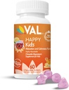 VAL Magnesium for Kids | High-Absorption Magnesium for Calm, Relaxation & Focus | Mg Glycinate, Citrate & Taurate | with Vitamin B6, D & C | Sugar-Free, Non-GMO | 60 Chewable Tablets