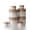 InfiniteAloe komplet hudpleje, Aloe Vera drevet ansigt og krop creme til tør hud Relief, duft fri - 4 Large Jar 8 oz & 4 Travel Jar 0,5 oz