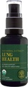 Global Healing Organic Lung Health Supplement - Urte Nasal Decongestant Spray til Lung Cleanse, Respiratory Support og Mucus Relief til åndedræt Easy - Normal Næseallergi og Sinus Defense - 1 Fl Oz