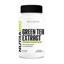 NutraBio Green Tea Extract, Adds Antioxidant Fordele og hjælper samlet sundhed og velvære, 500mg - 90 kapsler