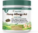 NaturVet Hamp Allergy Aid Plus Hamp Seed Soft Chews for Cats, 60 ct, Made in The USA