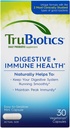 TruBiotics Daily Probiotic, 30 kapsler - Gluten Free, Soy Free fordøjelsesfremmende + immunforsvar Support for mænd og kvinder (nyt look)