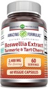 Amazing Formulas Boswellia Extract Gurkemeje og Tart Cherry Supplement XX 124; 2400 Mg Per Serving