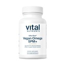 Vital Nutrients Ultra Pure ® Vegan Omega SPM + - 124; Vegan Specialized Pro- Resolving Mediators (SPM) Omega-3 Support 124; Mindre fælles discomfort Relief * - 124; Gluten, Dairy, Soy Free, Non- Gmo Beeg 124; 90 Mini Softels