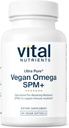 Vital Nutrients Ultra Pure ® Vegan Omega SPM + - 124; Vegan Specialized Pro- Resolving Mediators (SPM) Omega-3 Support 124; Mindre fælles discomfort Relief * - 124; Gluten, Dairy, Soy Free, Non- Gmo Beeg 124; 90 Mini Softels