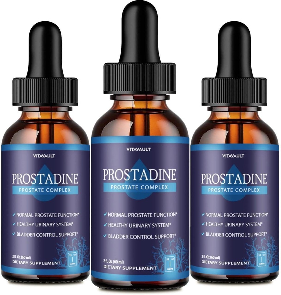 Prostadin, Potent Prostata Support Liquid Drops, Highly- Rated Prostadine for total Prostata Wellness, Easy- to- Use Dropper Form (3 Pack)