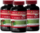 Immunitetsstøtte supplement - Candida Away Plus - Candida Digestive - Candida Cleanse Extra Strength - Digestive Pill - Candida Cleanse for kvinder og mænd - Candida Overgrowth - 3 flasker 180 kapsler